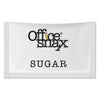 Office Snax Premeasured Single-Serve Sugar Packets, 1200/Carton