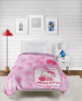 HELLO KITTY Jay Franco Strawberry Milk Silk Touch Throw, 60 x 46 by Vanessa Jane