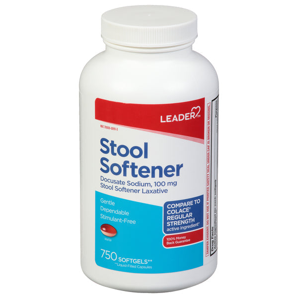Leader™ Stool Softener Laxative (100 mg Softgels) by Pasteur Pharmacy