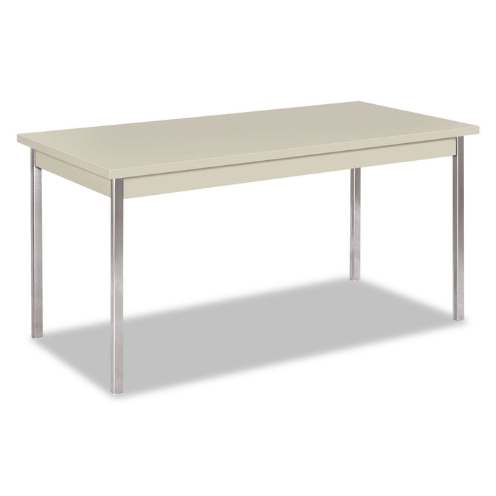 HON Utility Table, Rectangular, 60w x 30d x 29h, Light Gray