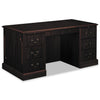 HON 94000 Series Double Pedestal Desk, 60" x 30" x 29.5", Mahogany