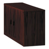 HON 10700 Series Locking Storage Cabinet, 36w x 20d x 29 1/2h, Mahogany