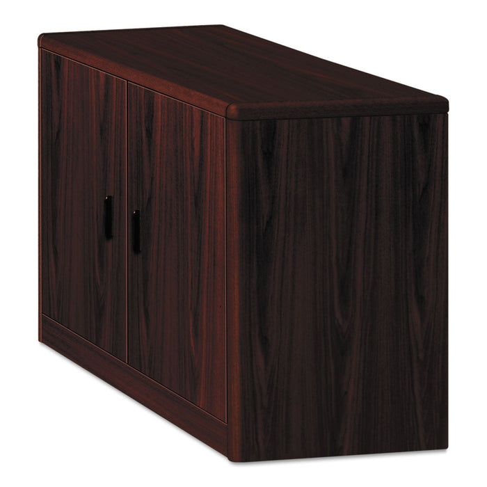 HON 10700 Series Locking Storage Cabinet, 36w x 20d x 29 1/2h, Mahogany