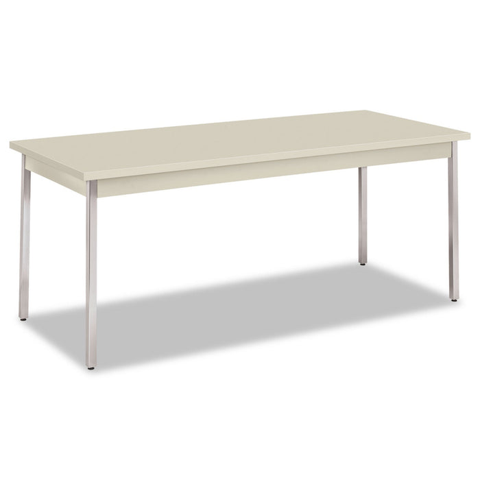 HON Utility Table, Rectangular, 72w x 30d x 29h, Light Gray