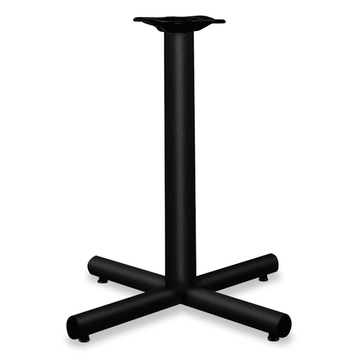 HON Single Column Steel Base, 26w x 26d x 27.88h, Black