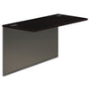 HON 38000 Series Bridge, 48w x 24d x 29.5h, Mahogany/Charcoal