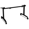 HON Huddle Flip-Top Base for 30" Deep Table Tops, 51.63w x 23.5d x 28.38h, Black