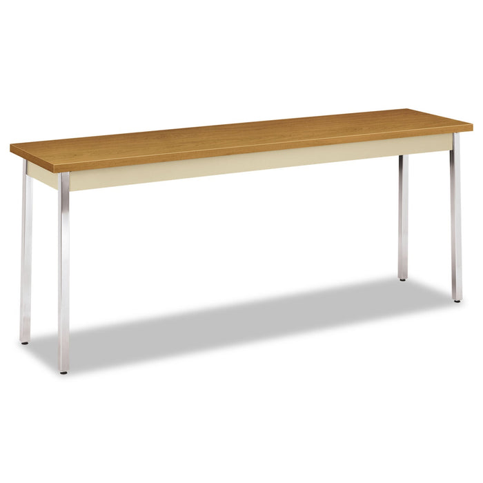HON Utility Table, Rectangular, 72w x 18d x 29h, Harvest/Putty