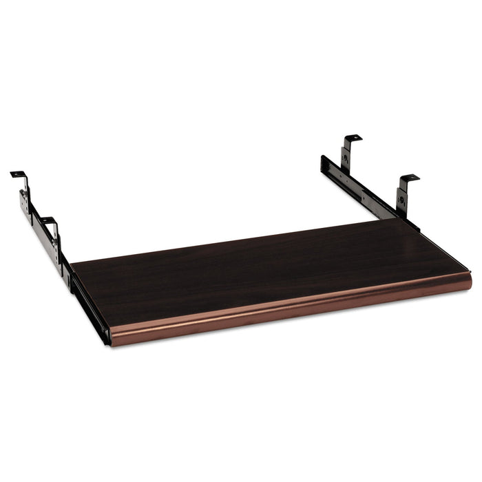HON Slide-Away Keyboard Platform, Laminate, 21.5w x 10d, Mahogany