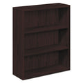 HON 10500 Series Laminate Bookcase, Three-Shelf, 36w x 13.13d x 43.38h, Mahogany