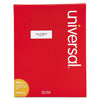 Universal White Labels, Inkjet/Laser Printers, 1 x 2.63, White, 30/Sheet, 100 Sheets/Box