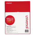 Universal White Labels, Inkjet/Laser Printers, 1 x 2.63, White, 30/Sheet, 100 Sheets/Box