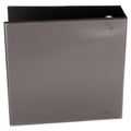 Universal Slant D-Ring View Binder, 3 Rings, 4" Capacity, 11 x 8.5, Black