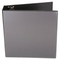 Universal Economy Round Ring View Binder, 3 Rings, 3" Capacity, 11 x 8.5, Black