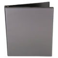 Universal Economy Round Ring View Binder, 3 Rings, 0.5" Capacity, 11 x 8.5, Black