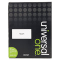 Universal Deluxe Clear Labels, Inkjet/Laser Printers, 2 x 4, Clear, 10/Sheet, 50 Sheets/Box