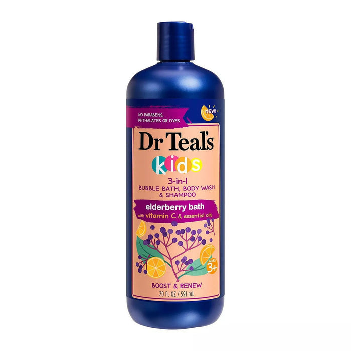 Dr Teal’s® Kids 3-in-1 Elderberry – 20 fl oz by Pasteur Pharmacy