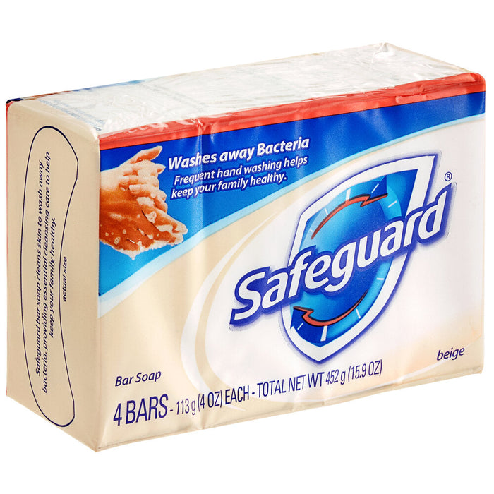 Safeguard Antibacterial Bar Soap, Beige - 4 Oz by Pasteur Pharmacy