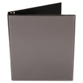 Universal Economy Round Ring View Binder, 3 Rings, 1" Capacity, 11 x 8.5, Black