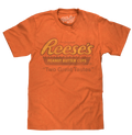 Reese's Peanut Butter Cup Two Great Tastes T-Shirt - Orange by Tee Luv