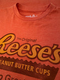 Reese's Peanut Butter Cup Two Great Tastes T-Shirt - Orange by Tee Luv