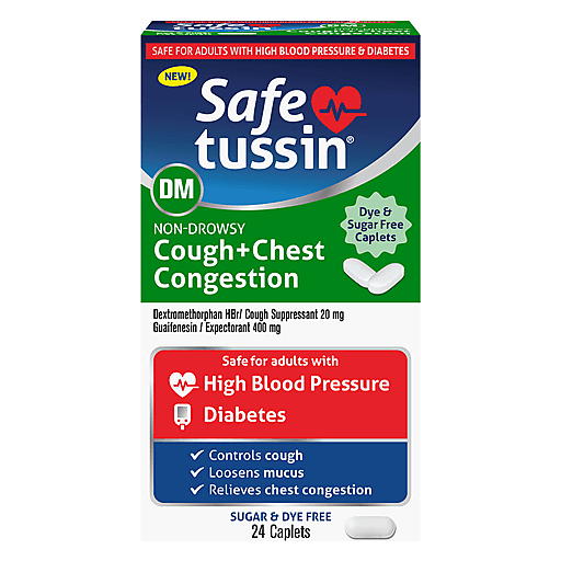 Safetussin DM Cough & Chest Congestion Sugar & Alcohol Free 8oz by Pasteur Pharmacy