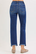 Sophia High Rise Crop Straight Jean by Boutique 23