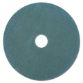 Boardwalk Burnishing Floor Pads, 19" Diameter, Aqua, 5/Carton