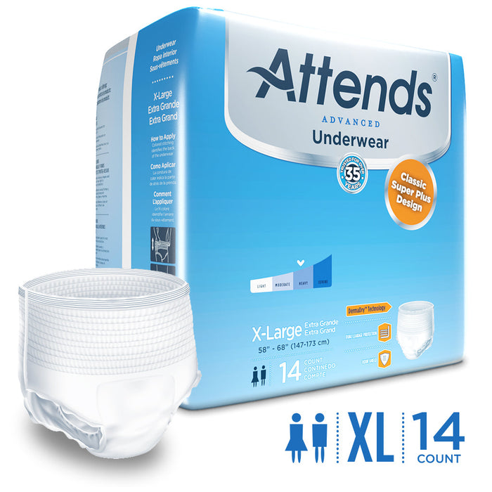 Attends Advanced Underwear, Heavy Absorbency by Pasteur Pharmacy