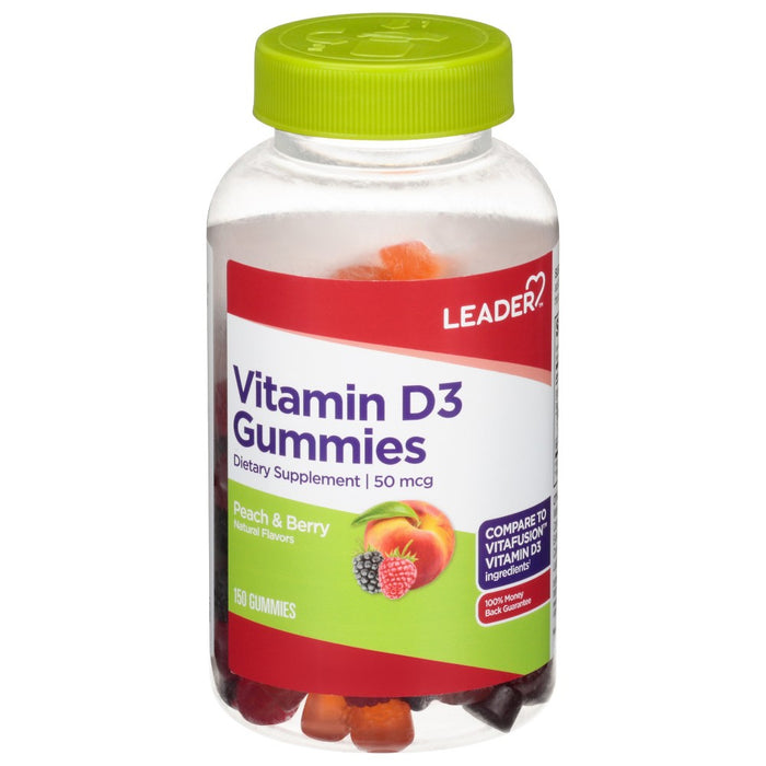 The Leader™ Vitamin D3 Gummies- 50 Mcg by Pasteur Pharmacy