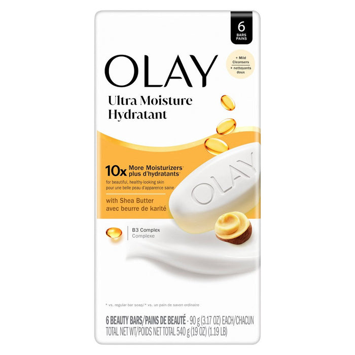 Olay® Ultra Moisture Beauty Bars – With Shea Butter (Available in various pack sizes) by Pasteur Pharmacy