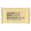 Good Day Amenity Bar Soap, Pleasant Scent, # 1 1/2 Individually Wrapped Bar, 500/Carton