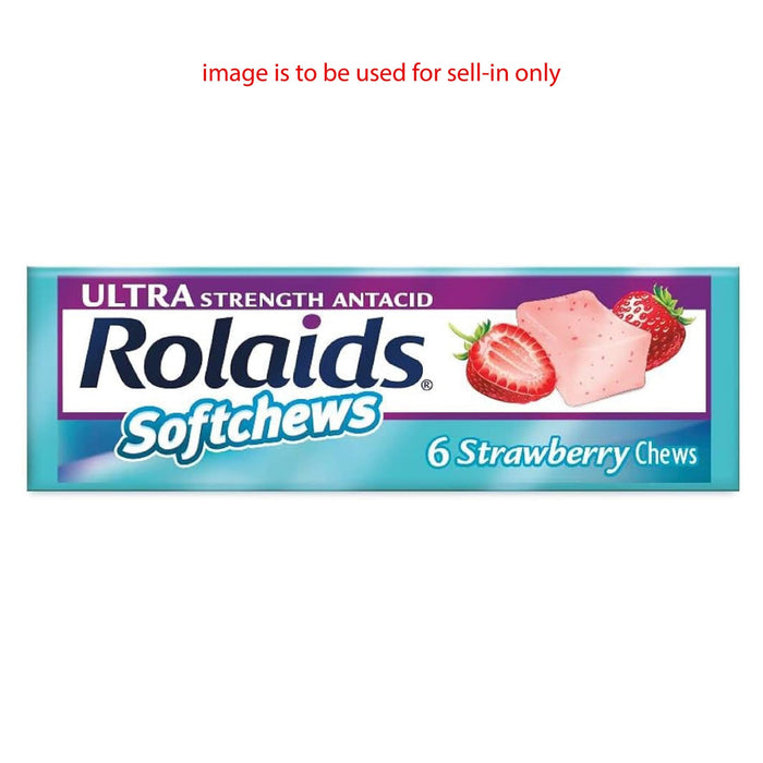 Rolaids® Soft Chews – Antacid, Strawberry Flavor by Pasteur Pharmacy