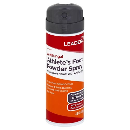 Leader Antifungal Athletes Foot Powder Spray - 4.6 Oz by Pasteur Pharmacy