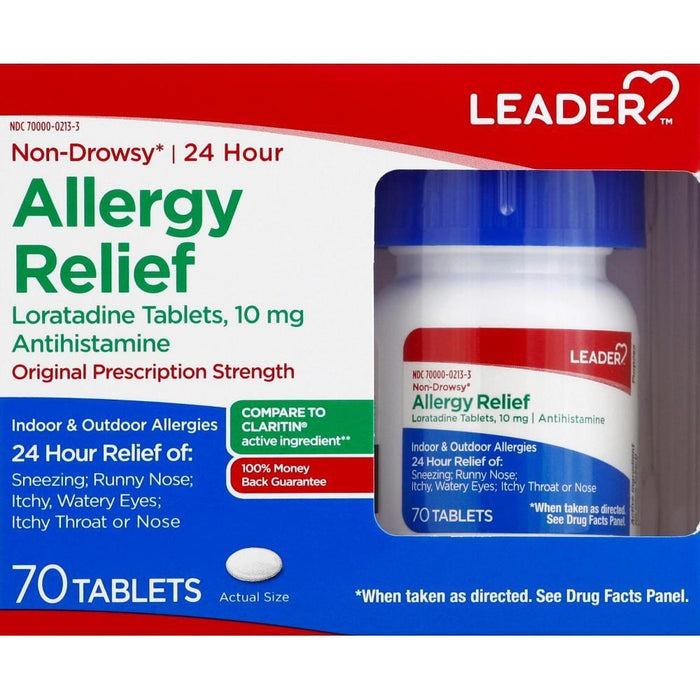 Leader 10 Mg Original Prescription Strength Non-Drowsy Allergy Relief by Pasteur Pharmacy