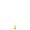 Rubbermaid Gripper Fiberglass Mop Handle, 1" dia x 60", Green/Yellow