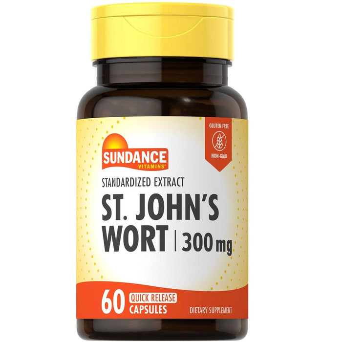 Sundance Vitamins® St. John’s Wort – 300 mg – 60 Capsules by Pasteur Pharmacy