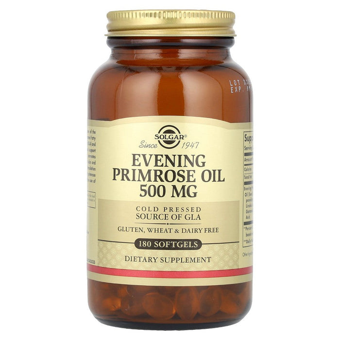 Solgar Evening Primrose Oil, 500 Mg, 180 Softgels by Pasteur Pharmacy