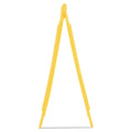 Rubbermaid Caution Wet Floor Sign, 11 x 12 x 25, Bright Yellow