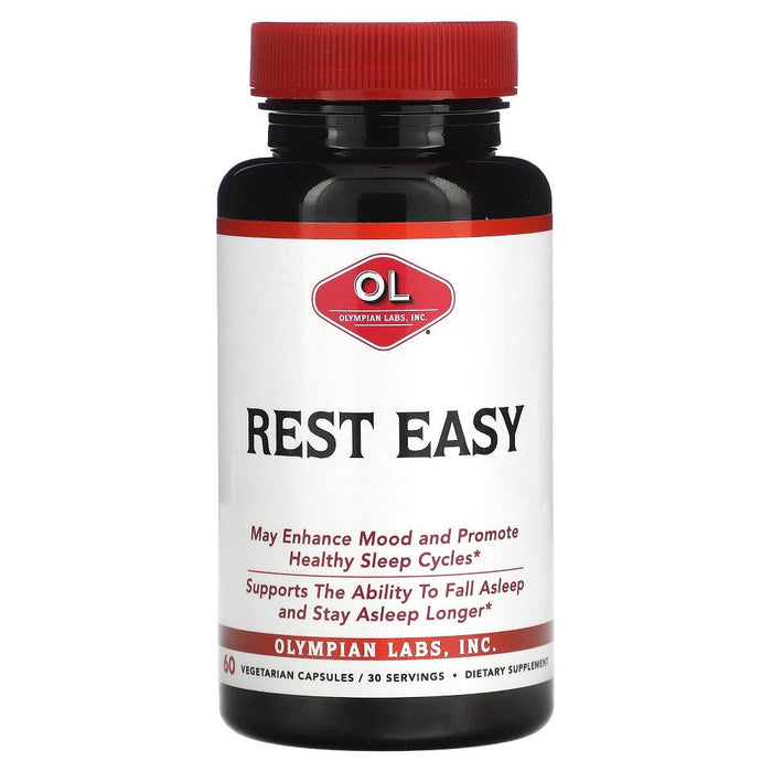 Olympian Labs Rest Easy, 60 Vegetarian Capsules by Pasteur Pharmacy