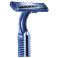 Gillette GoodNews Regular Disposable Razor, 2 Blades, Navy Blue, 10/Pack, 10 Pack/Carton