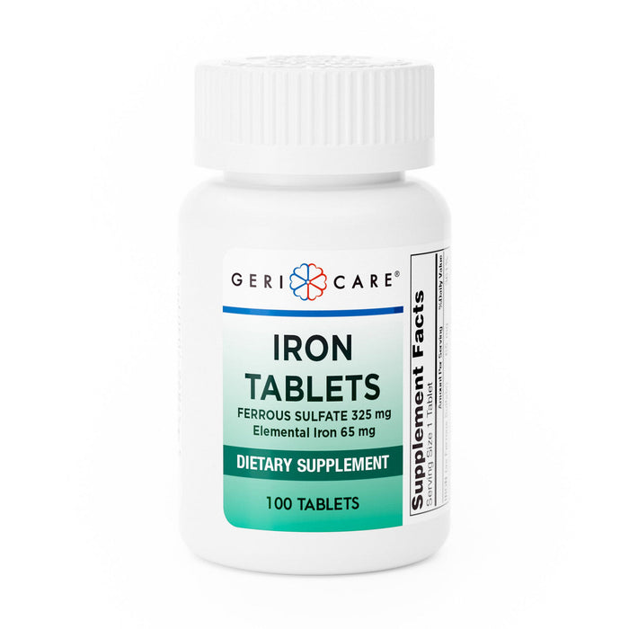 Geri-Care Ferrous Sulfate Iron Tablets, 325 Mg by Pasteur Pharmacy