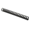 Fellowes Plastic Comb Bindings, 1 1/2" Diameter, 340 Sheet Capacity, Black, 10/Pack