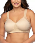 Vanity Fair Full-Figure Wireless Sports Bra 71500 - Damask Neutral by Vanessa Jane