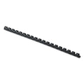 Fellowes Plastic Comb Bindings, 5/16" Diameter, 40 Sheet Capacity, Black, 100/Pack