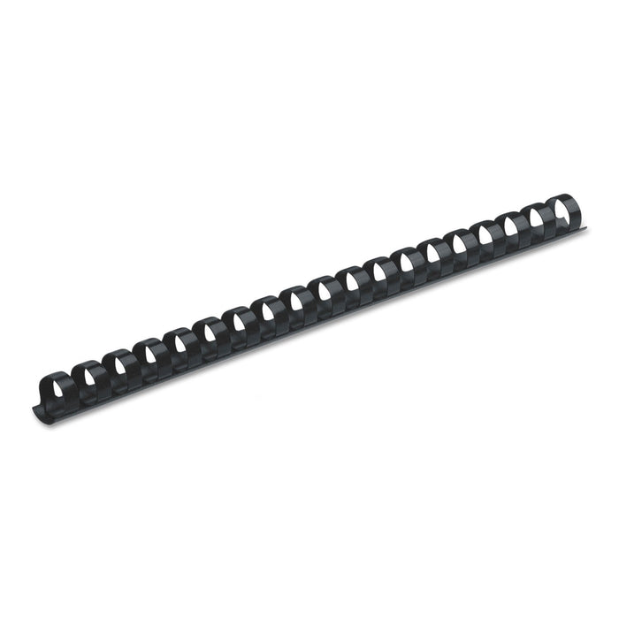 Fellowes Plastic Comb Bindings, 1/2" Diameter, 90 Sheet Capacity, Navy Blue, 100/Pack