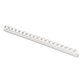 Fellowes Plastic Comb Bindings, 3/8" Diameter, 55 Sheet Capacity, White, 100/Pack