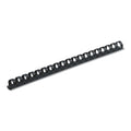 Fellowes Plastic Comb Bindings, 3/8" Diameter, 55 Sheet Capacity, Navy Blue, 100/Pack