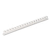 Fellowes Plastic Comb Bindings, 1/2" Diameter, 90 Sheet Capacity, White, 100/Pack