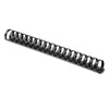 Fellowes Plastic Comb Bindings, 3/4" Diameter, 150 Sheet Capacity, Black, 100/Pack
